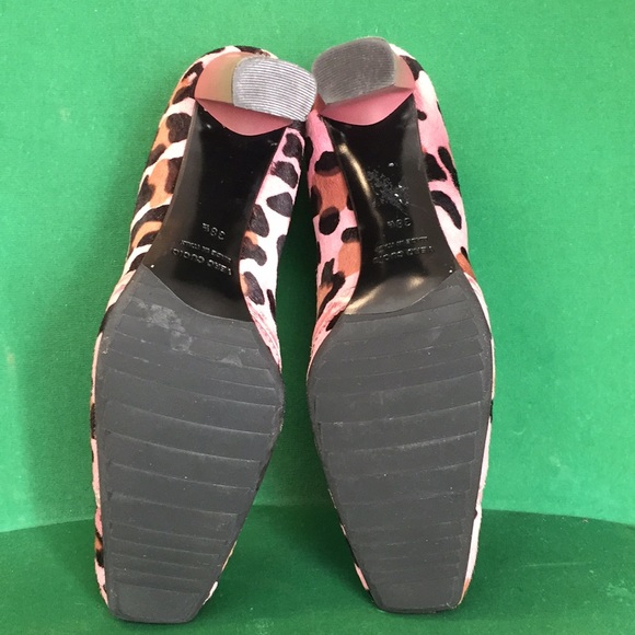 Nando Muzi Pink Leopard Pumps 38.5 - Picture 6 of 8